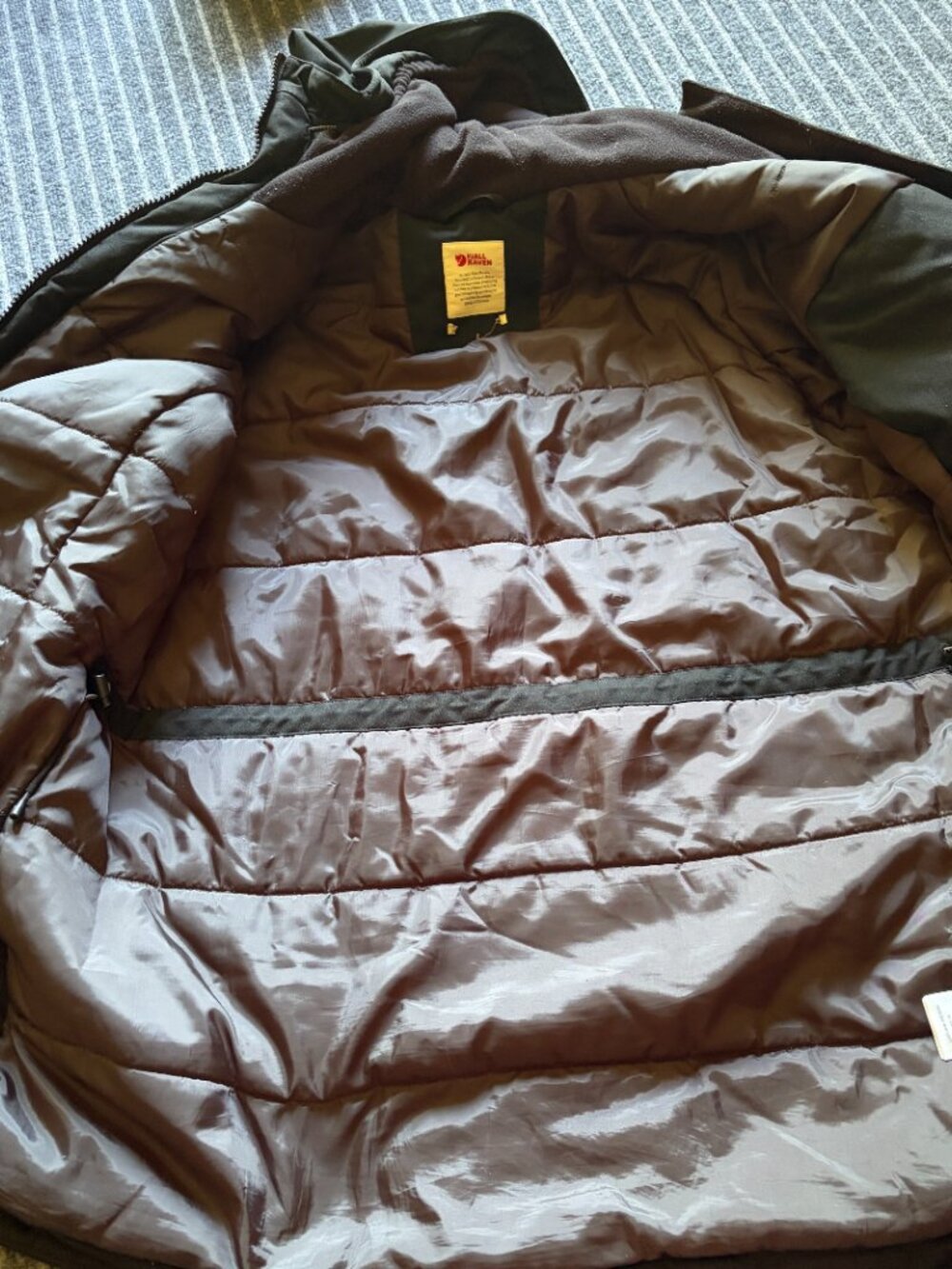 Fjällräven Nuuk Parka Size Large Black  86369 W  Women - Picture 6 of 10